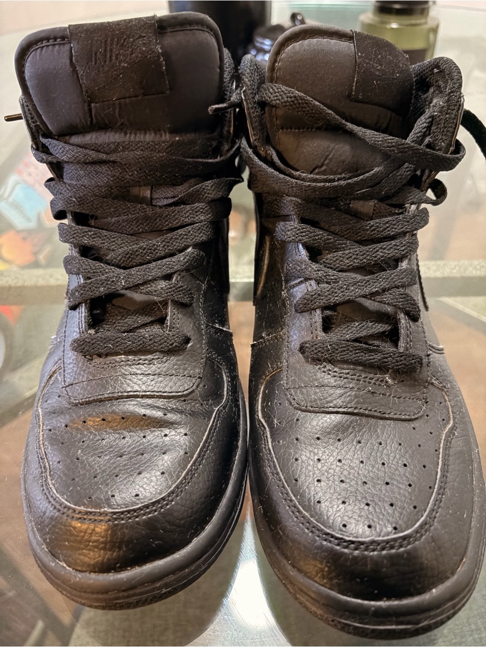 Amazing condition Nike Dunk High “Triple Black” - Picture 5 of 5